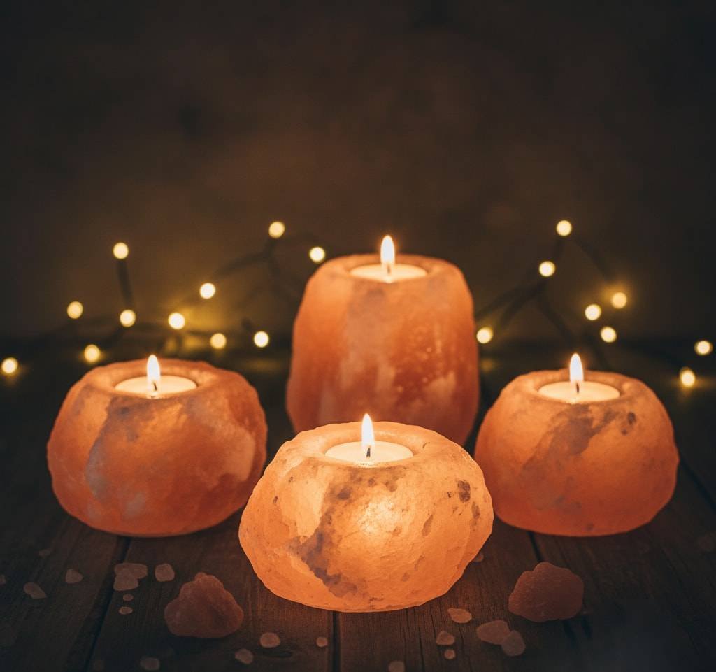 Salt Candle Holders
