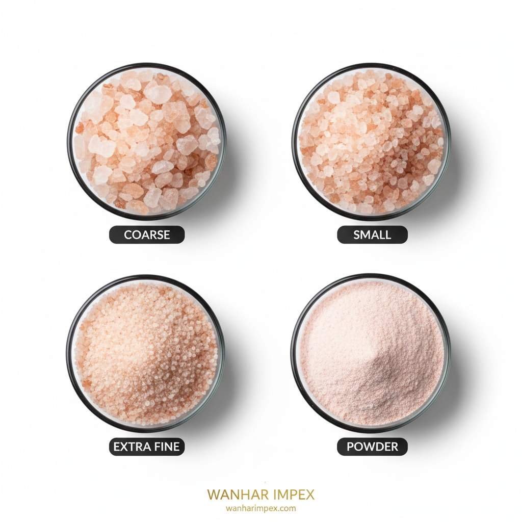 Himalayan Salt Grind Sizes